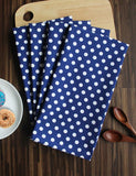 KITCHEN TOWEL 4PCS SET POLKA DOT BLUE AND RED Home and beyond