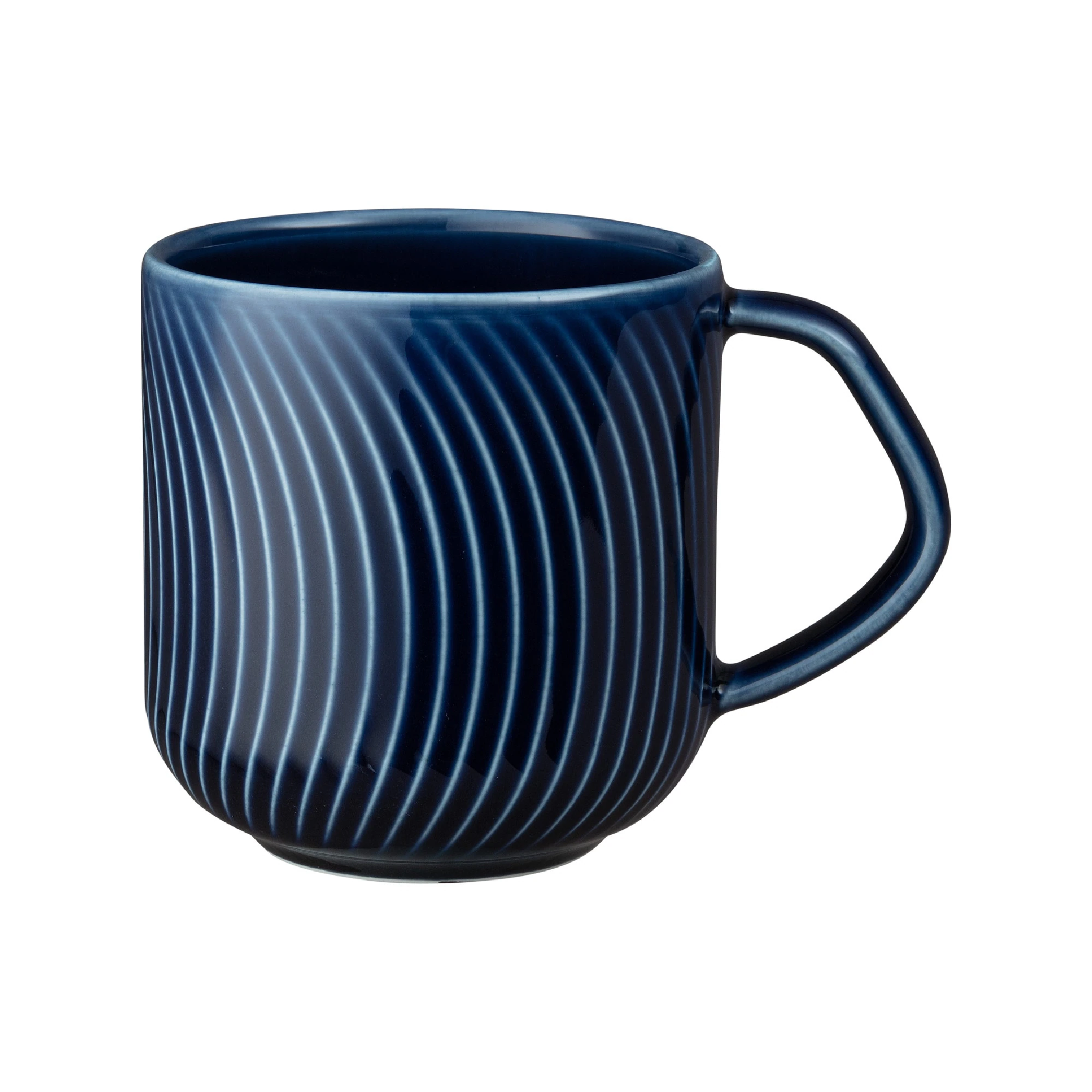 Denby Porcelain Arc Blue Large Mug Denby