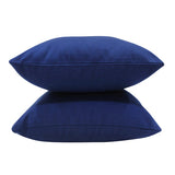 CUSHION COVER 5PCS SET SOLID BLUE Home and beyond