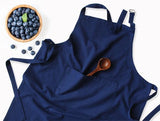 COOKING APRON SOLID BLUE Home and beyond