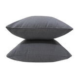 CUSHION COVER 5PCS SET SOLID GREY Home and beyond