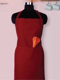 COOKING APRON SOLID MAROON