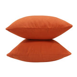 CUSHION COVER 5PCS SET SOLID ORANGE Home and beyond