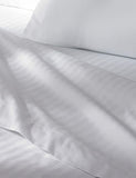 250 TC 1cm Stripped Sateen Bedsheet (Flat) Home and beyond